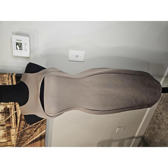 Calvin Klein Dresses & Skirts - Calvin Klein Tan Cut-Out Sheath Dress